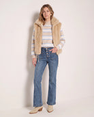 Stone $|& Apricot Faux Fur Vest - UGC On Fig