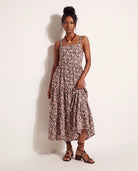 Black Floral $|& SEAS Isabella Tiered Dress - UGC On Fig