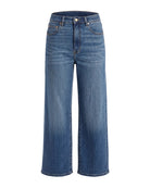 Crest Indigo $|& Liverpool Stride High Rise Wide Leg Jeans - VOF Detail