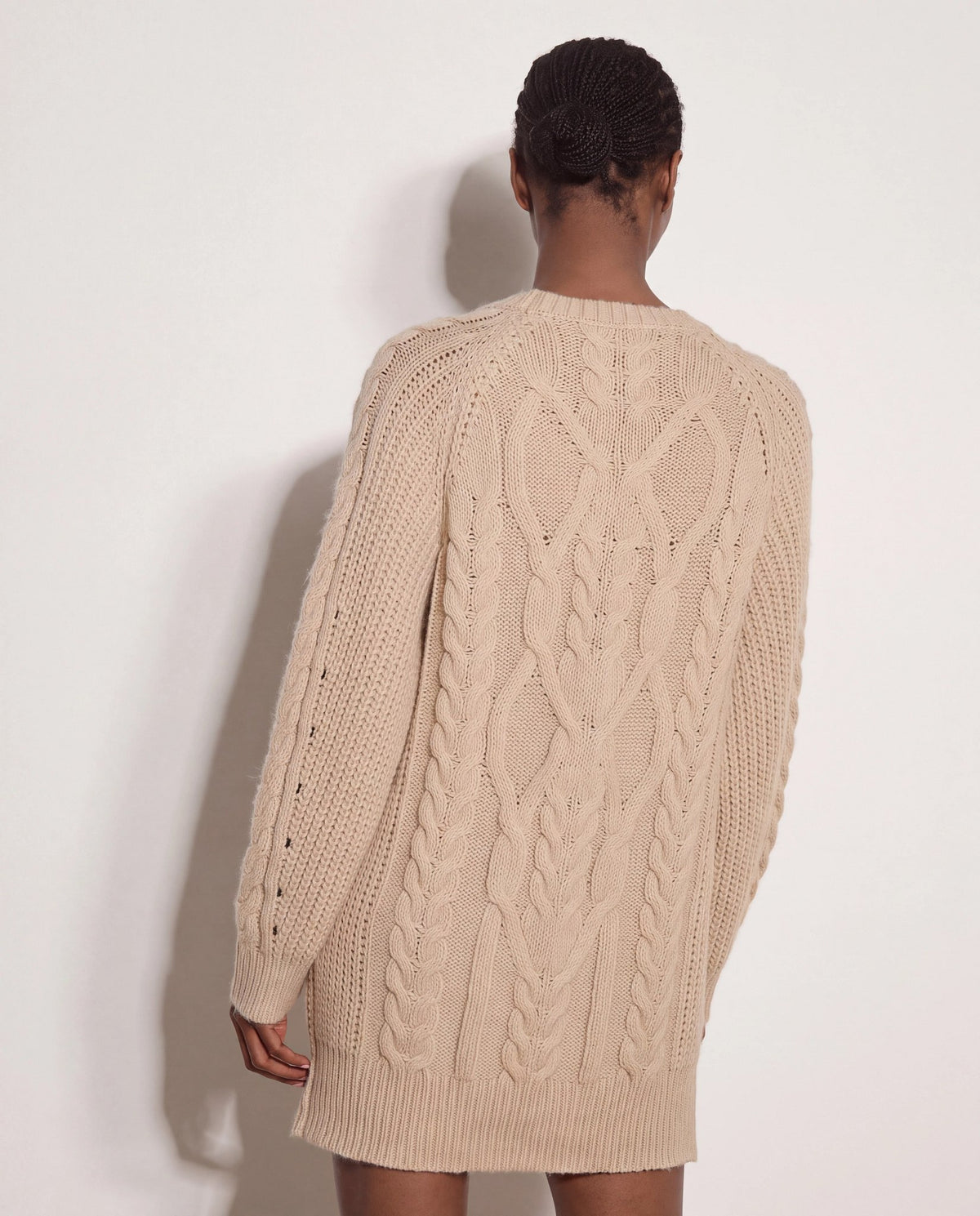 Stone $|& Apricot Chunky Knit Sweater Dress - Hanger Side