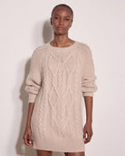 Stone $|& Apricot Chunky Knit Sweater Dress - VOF Detail