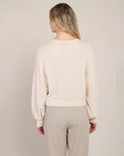 Pearl $|& Room 34 Henley Sweater - Hanger Side