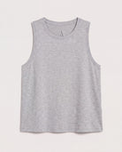 Dove Grey $|& Interval FlowHeather Breeze Focus Tank - Hanger Detail