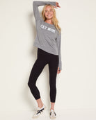 Heather Grey $|& Interval Cat Mom Graphic Sweatshirt - UGC On Fig