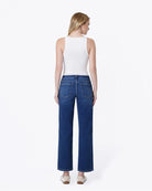Upstanding $|& Lovervet High Rise Slim Wide Leg Jeans - Hanger Side
