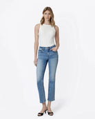 Aquila $|& Flying Monkey Jeans Mid Rise Slim Straight Jeans - VOF Detail