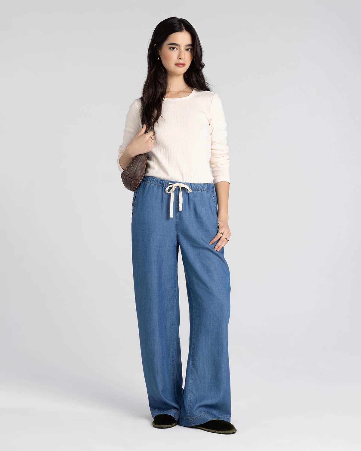 Marina Wash $|& Thread & Supply Darla Tencel Pants - VOF Detail