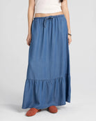Marina Wash $|& Thread & Supply Darla Tencel Skirt - Hanger Back