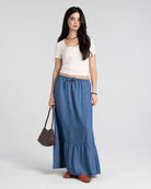 Marina Wash $|& Thread & Supply Darla Tencel Skirt - VOF Detail