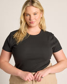 Black $|& Thread & Supply Annie Tee - SOF Full Front