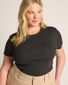 Black $|& Thread & Supply Annie Tee - SOF Front