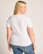 White $|& Thread & Supply Annie Tee - SOF Back