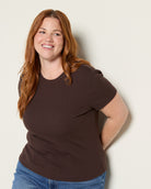 Coffee Bean $|& Thread & Supply Annie Tee - SOF Front