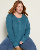 Mallard Blue $|& Thread & Supply Tana Top - SOF Full Front