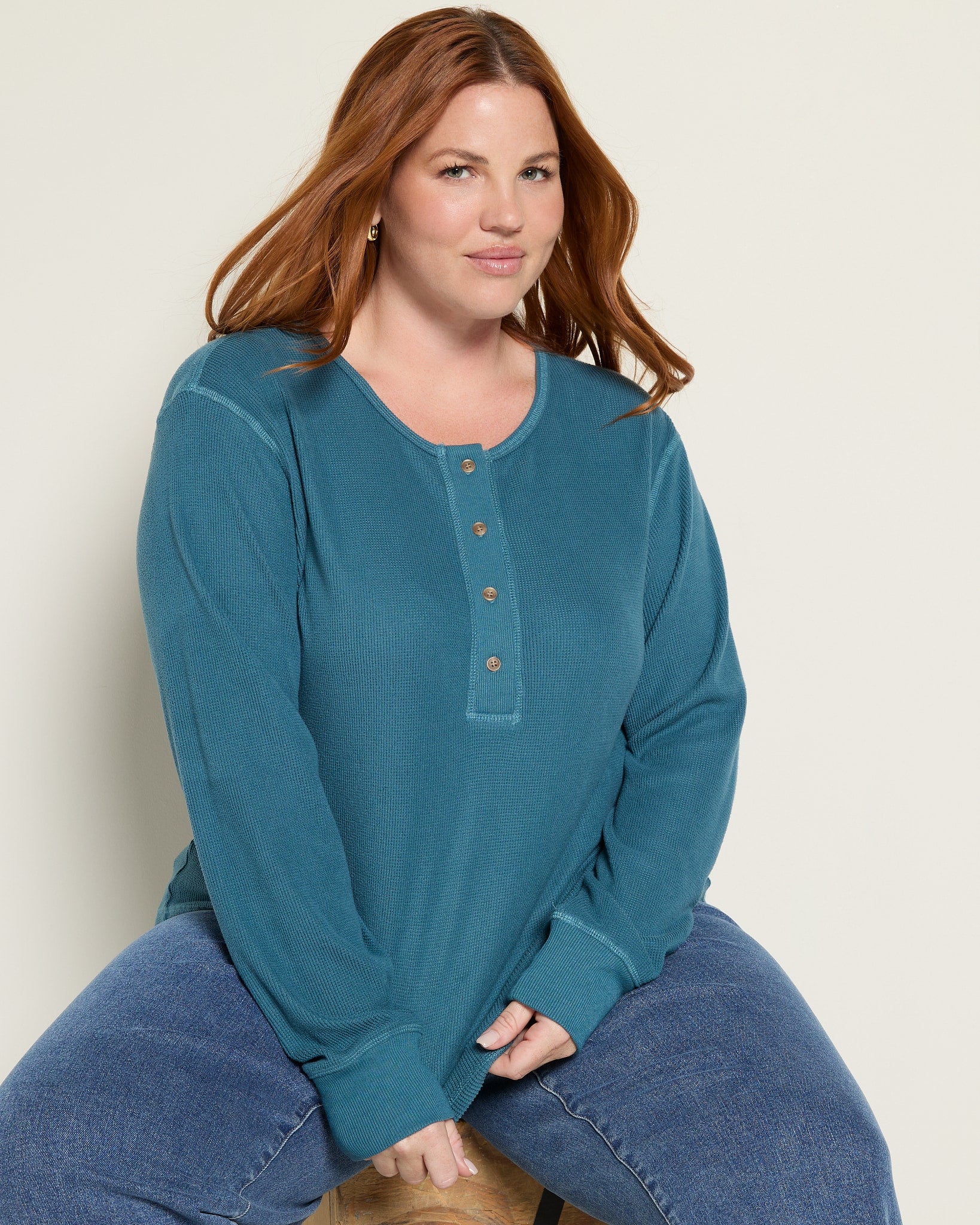Mallard Blue $|& Thread & Supply Tana Top - SOF Full Front