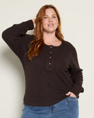 Espresso $|& Thread & Supply Tana Top - SOF Front