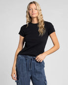 Black $|& Thread & Supply Annie Tee - VOF Detail