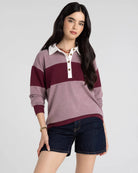 Mauve Multi $|& Thread & Supply Pembroke Top - VOF Detail