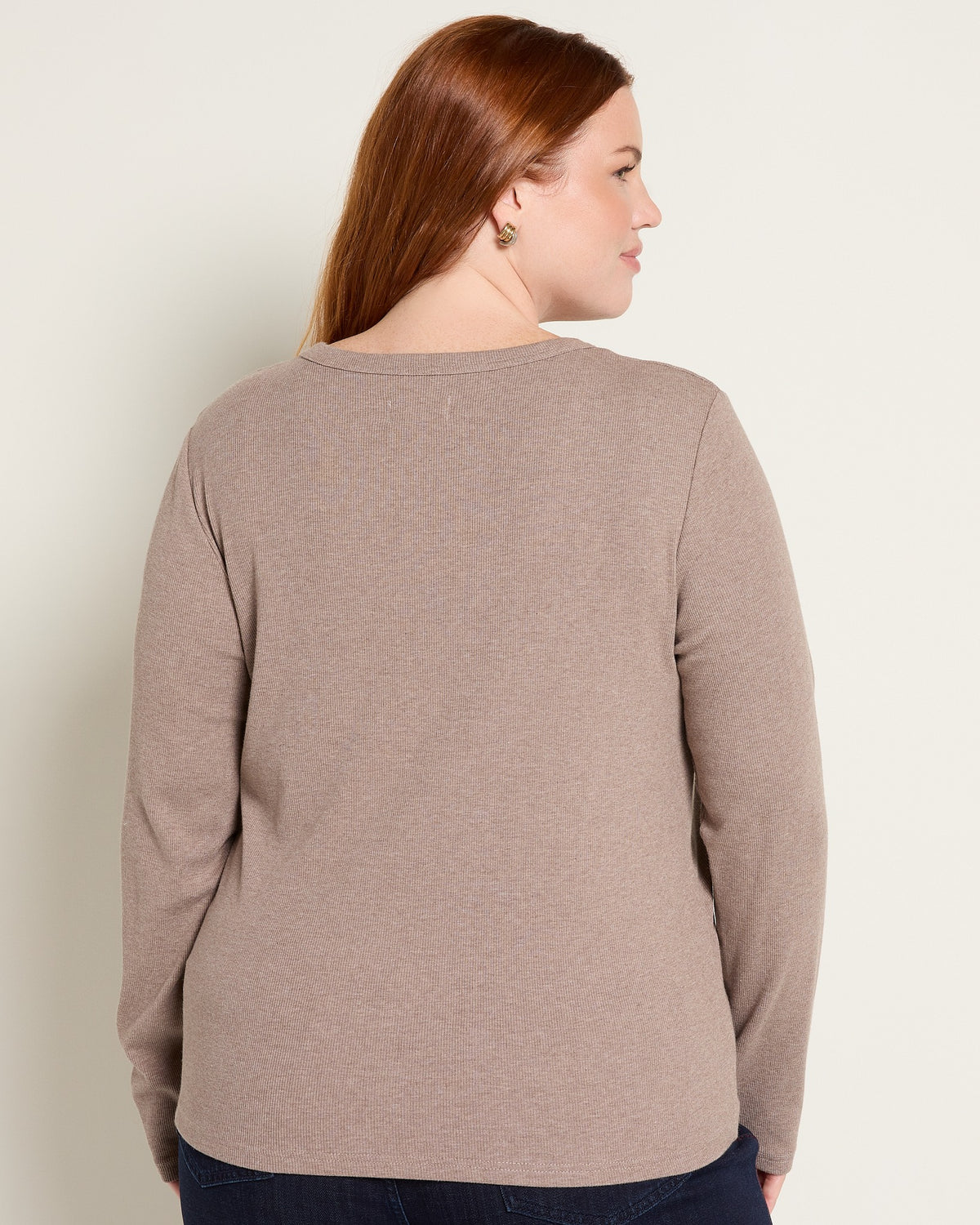 Heather Ash Brown $|& Thread & Supply Jess Top - SOF Back