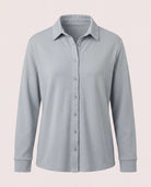 Cloud Blue $|& Thread & Supply Lilah Shirt - Hanger Detail