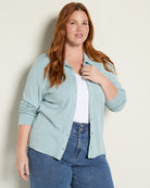 Cloud Blue $|& Thread & Supply Lilah Shirt - SOF Front
