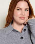Heather Charcoal $|& Thread & Supply Quinlan Pullover - SOF Full Front