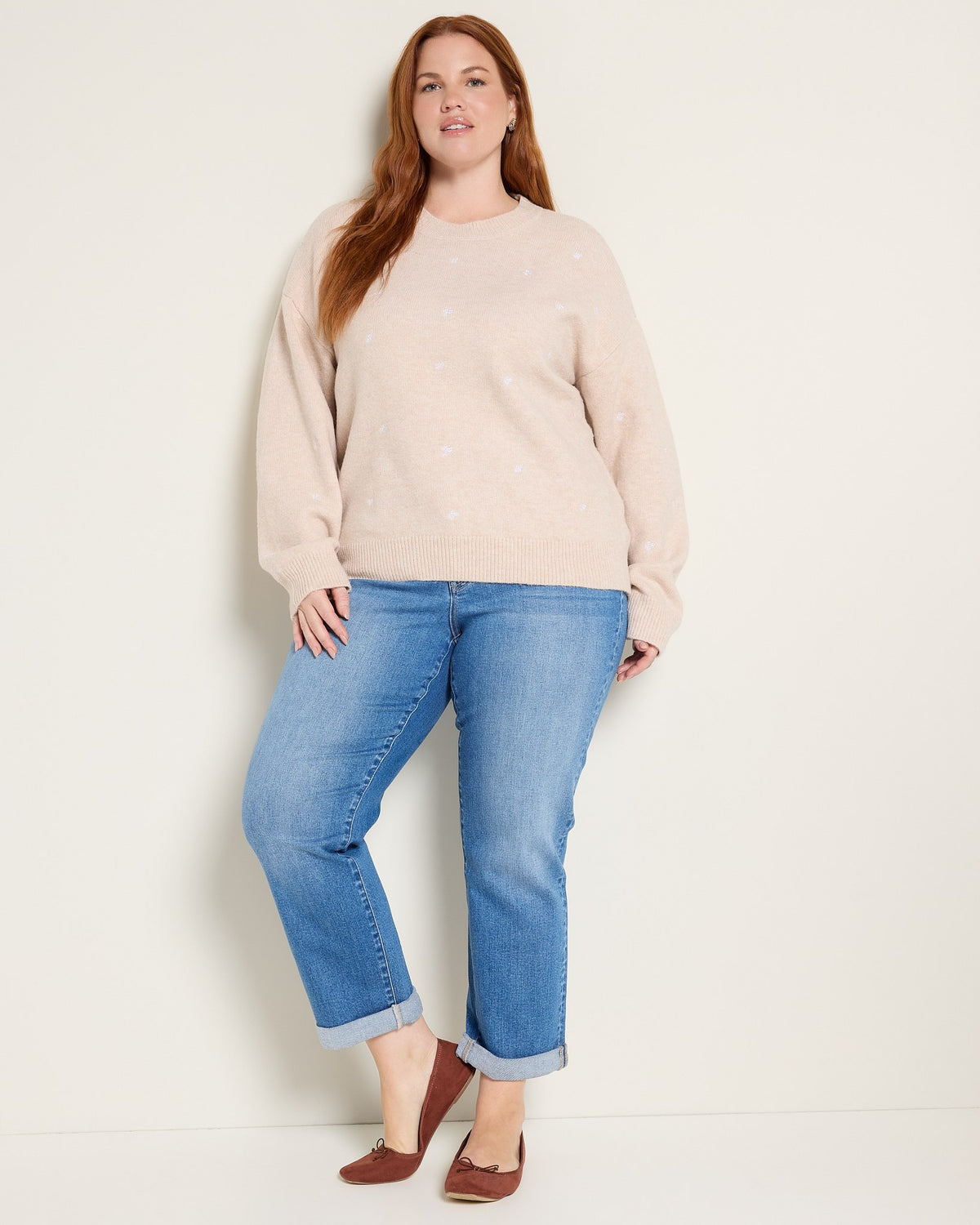 Tan $|& Thread & Supply Montrose Sweater - UGC On Fig