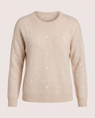 Tan $|& Thread & Supply Montrose Sweater - Hanger Detail