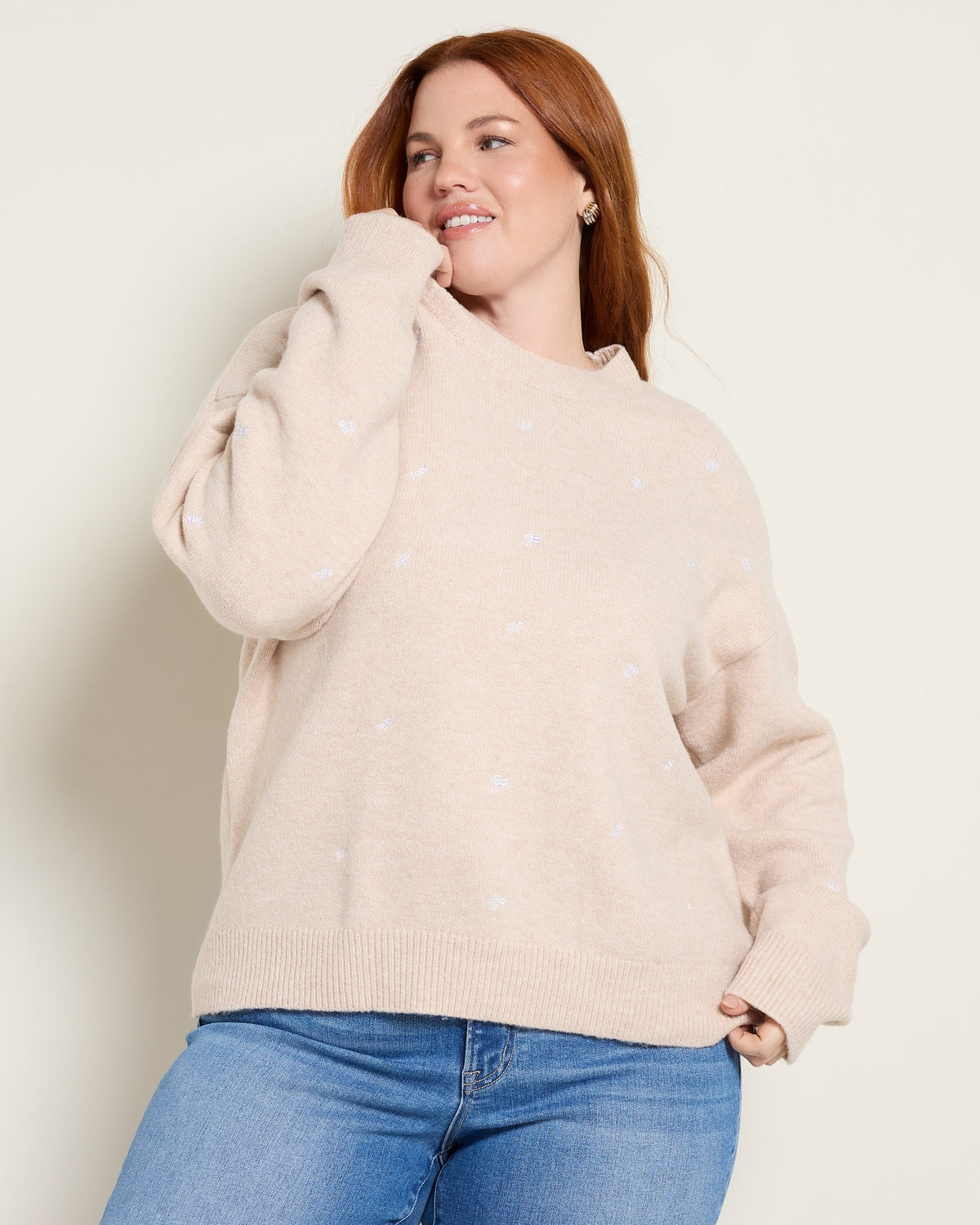 Tan $|& Thread & Supply Montrose Sweater - SOF Front
