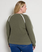 Olive Cream $|& Thread & Supply Koya Sweater - SOF Back