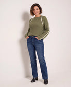 Olive Cream $|& Thread & Supply Koya Sweater - UGC On Fig