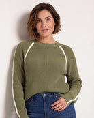 Olive Cream $|& Thread & Supply Koya Sweater - SOF Front