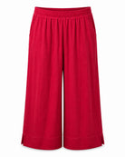 Red $|& W. by Wantable Gauze Wide Leg Pant - Hanger Side