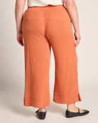 Mandarin $|& W. by Wantable Gauze Wide Leg Pant - SOF Back
