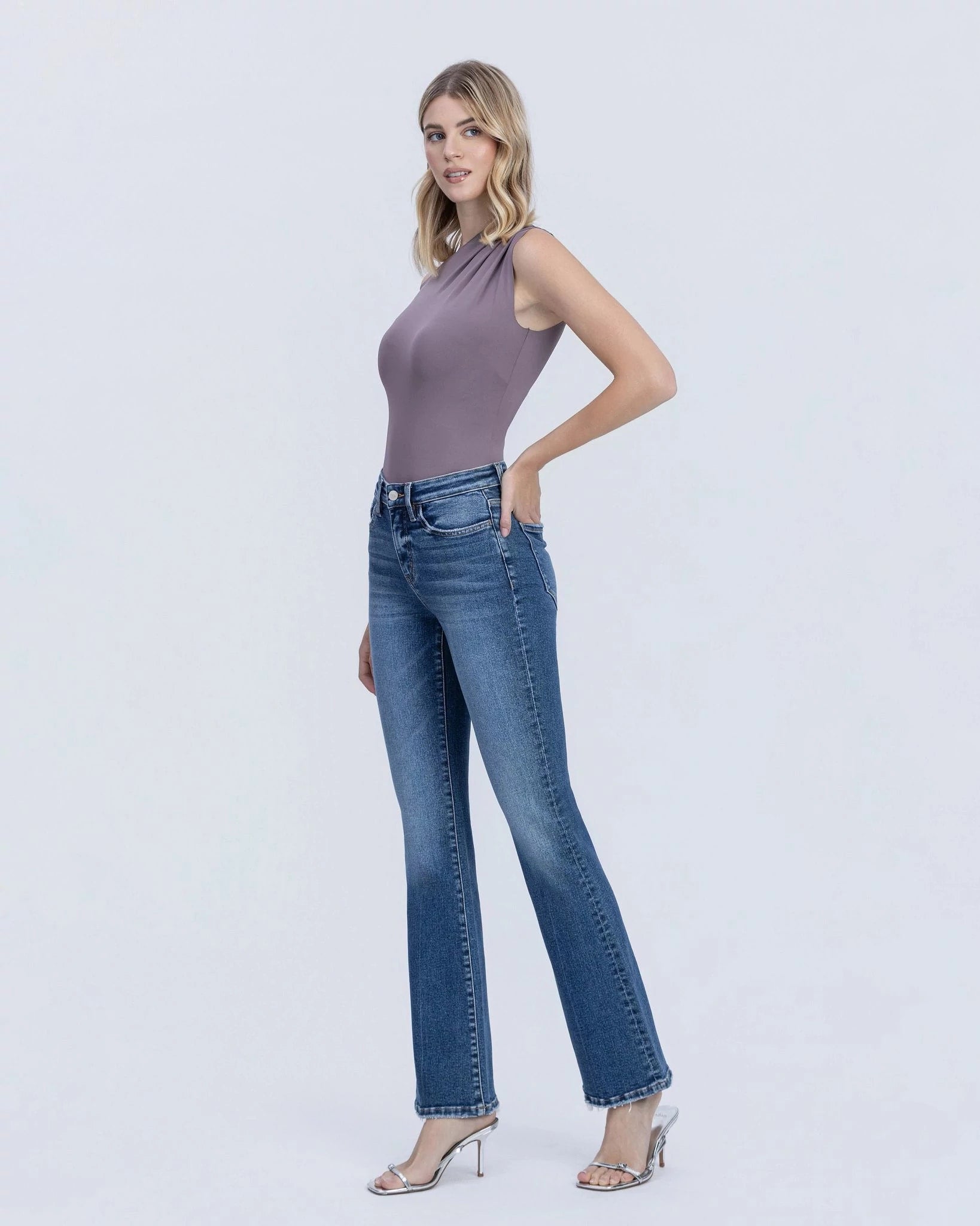 Revealingly $|& Lovervet High Rise Bootcut - Hanger Front