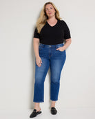 Aura $|& Lovervet Mid Rise Ankle Slim Straight - UGC On Fig
