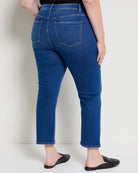 Aura $|& Lovervet Mid Rise Ankle Slim Straight - SOF Back