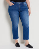 Aura $|& Lovervet Mid Rise Ankle Slim Straight - SOF Front