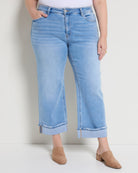 Energetic $|& Lovervet Mid Rise Cuffed Slim Wide - SOF Front