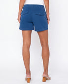 Goddess Blue $|& Liverpool Pleated Trouser Short - Hanger Side
