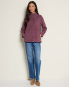 Rose Taupe $|& N2C Not Too Casual Fireside Textured Fleece Pullover - UGC On Fig
