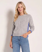 Heather Grey $|& N2C Not Too Casual Ladies Crew Neck Sweater - SOF Front