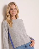 Heather Grey $|& N2C Not Too Casual Ladies Crew Neck Sweater - SOF Front