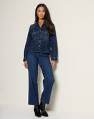 Strasbourg $|& Liverpool Peplum Denim Jacket - UGC On Fig