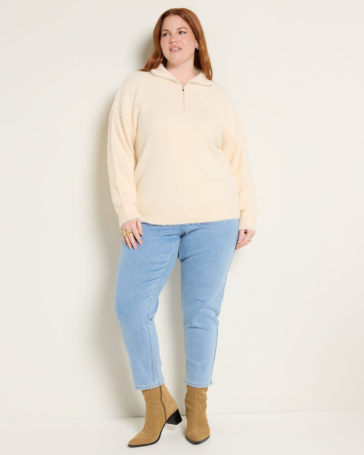 Almond $|& Herizon Cozy-Up Sweater - UGC On Fig