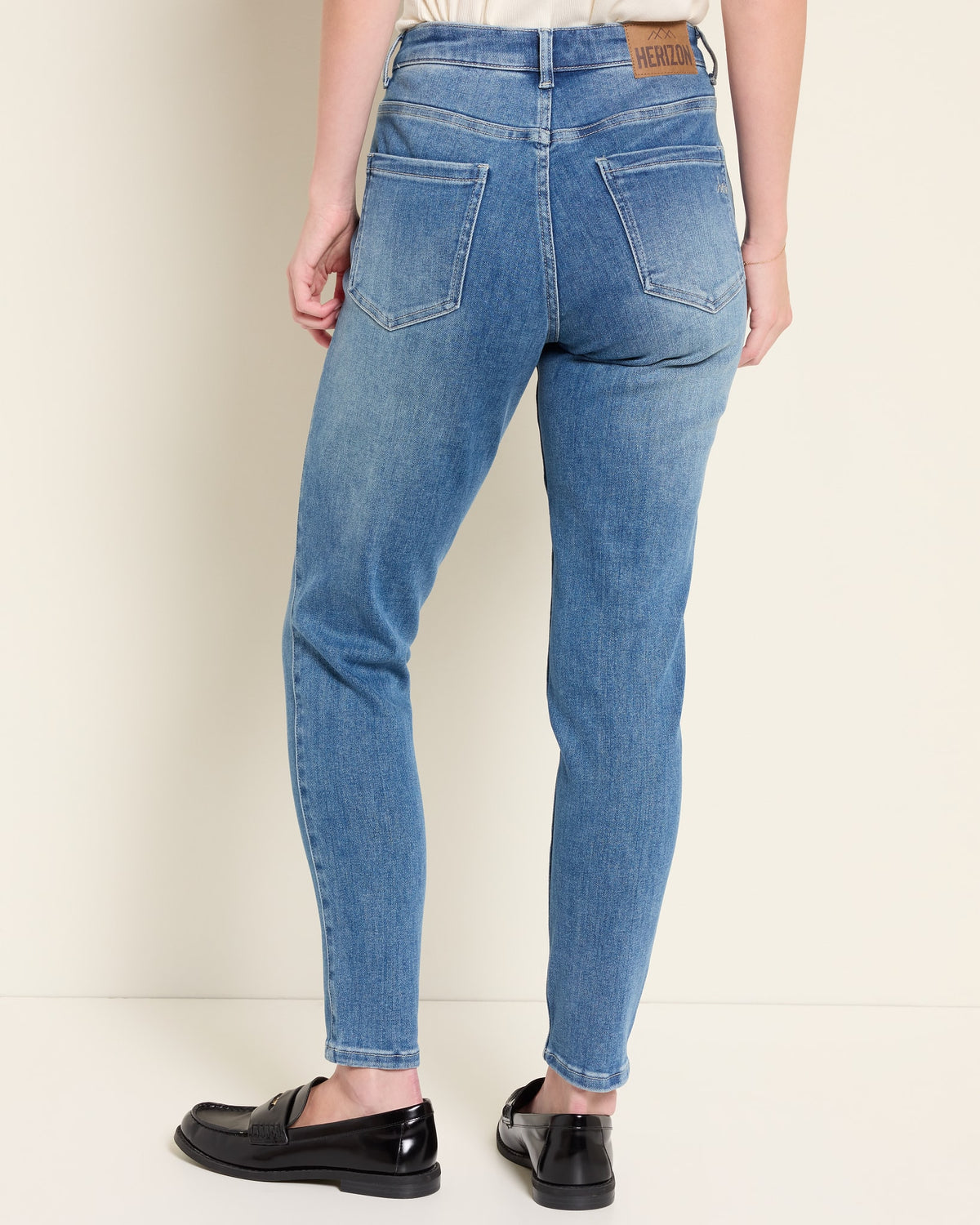 Swell $|& Herizon Stroll Mid Rise Skinny Jean - SOF Back
