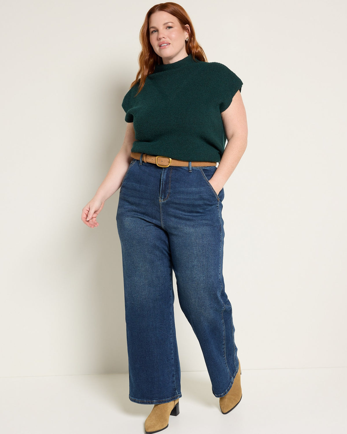 Rip Tide $|& SEAS Beck High Rise Seamed Wide Leg Jean - UGC On Fig