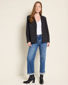 Black $|& Citrus Isabella Sweater Knit Blazer - UGC On Fig