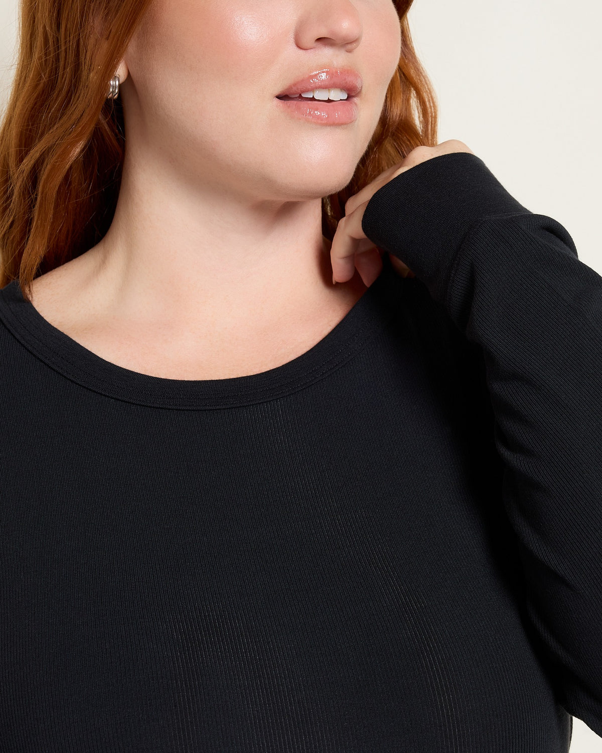 Black $|& Thread & Supply Stacy Top - SOF Full Front