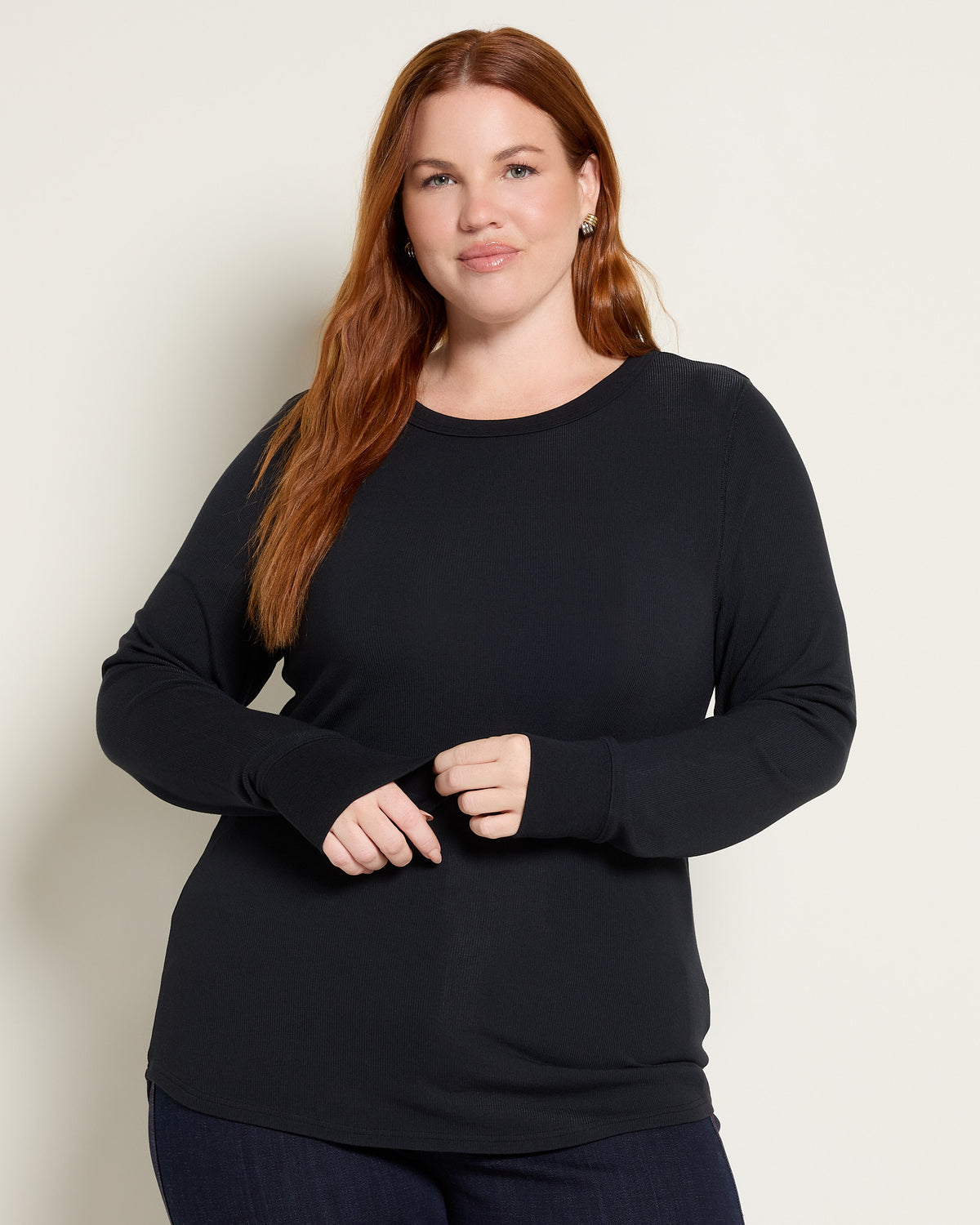 Black $|& Thread & Supply Stacy Top - SOF Front